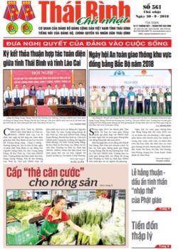 Số 561 - Chủ nhật ng&agrave;y 30/9/2018