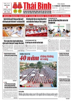 Số 7430 - Thứ 6 ngày 9/11/2018