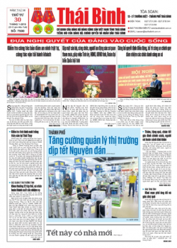 Số 7500 - Thứ 4 ng&agrave;y 30/01/2018