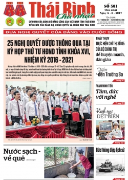Số 501 - Chủ nhật ngày 06/8/2017