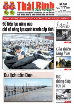 Số 502- Chủ nhật ngày 13/8/2017