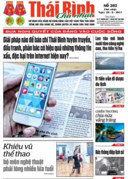 Số 503 - Chủ nhật ngày 20/8/2017