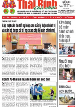 Số 504- Chủ nhật ngày 27/8/2017