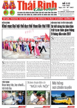 Số 512- Chủ nhật ngày 22/10/2017