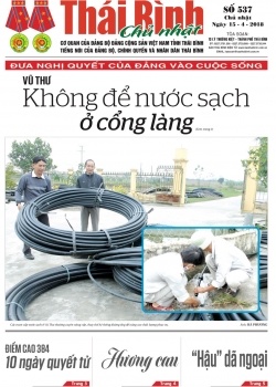 Số 537 - Chủ nhật ng&agrave;y 15 th&aacute;ng 4 năm 2018