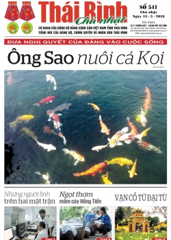Số 541 - Chủ nhật ng&agrave;y 12 th&aacute;ng 5 năm 2018