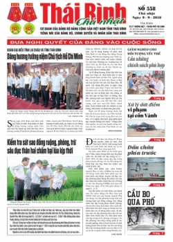 Số 558 - Chủ nhật ng&agrave;y 9/9/2018