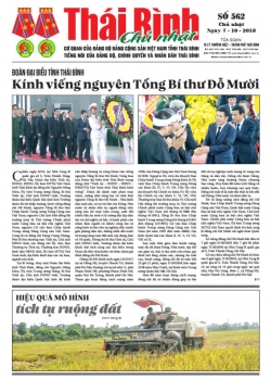 Số 562- Chủ nhật ngày 7/10/2018