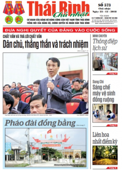 Số 573 - Chủ nhật ng&agrave;y 23/12/2018