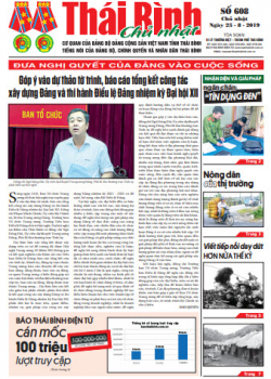 Số 608 - Chủ nhật ngày 25 - 8 - 2019