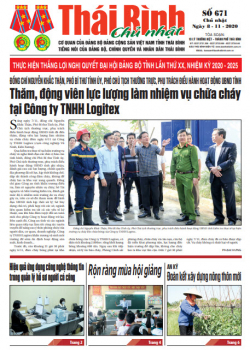 Số 671 - Chủ nhật ng&agrave;y 08 - 11 - 2020