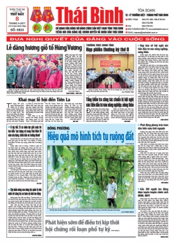 Số 6933 - Thứ 7 ngày 08/4/2017