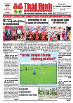 Số 6948 - Thứ 4 ngày 26/4/2017