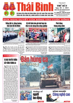 Số 6951+6952+6953 và Thái Bình Chủ nhật số 487 ra thứ 7 ngày 29/4/2017