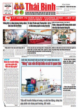 Số 7027- Thứ 5 ngày 27/7/2017