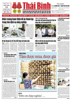 Số 7273 - Số ra thứ 5 ng&agrave;y 10/5/2018