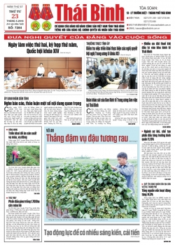 Số 7284 - Số ra thứ 4 ng&agrave;y 23/5/2018