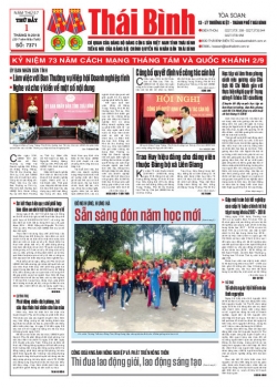 Số 7371- Thứ 7 ng&agrave;y 1/9/2018