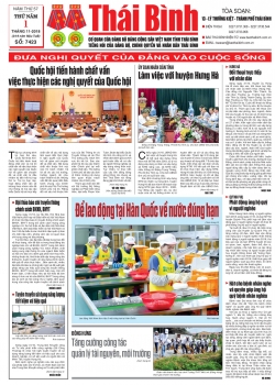 Số 7423 - Thứ 5 ngày 1/11/2018