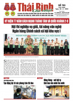 Số 765 - Chủ nhật ng&agrave;y 28/8/2022