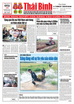 Số 7672 - Thứ 2 ngày 19/8/2019