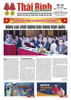 Số 776 - Chủ nhật ng&agrave;y 13/11/2022