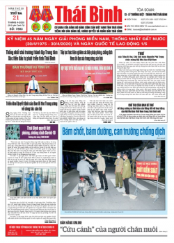 Số 7883- Thứ 3 ng&agrave;y 21/4/2020