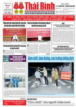 Số 7883- Thứ 3 ng&agrave;y 21/4/2020