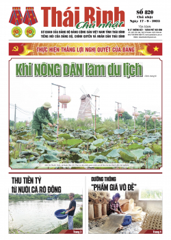 Số 820 - Chủ nhật ng&agrave;y 17/9/2023