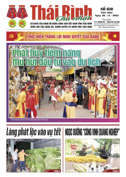 Số 830 - Chủ nhật ng&agrave;y 26/11/2023