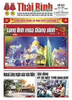 Số 834 - Chủ nhật ng&agrave;y 24/12/2023