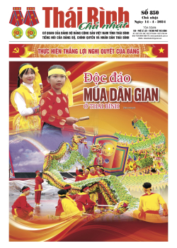 Số 850 - Chủ nhật ngày 14/4/2024