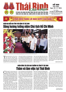 Số 860 - Chủ nhật ngày 23/6/2024