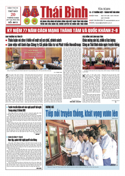 Số: 8613 - Thứ 7 ng&agrave;y 20/8/2022