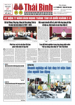 Số: 8619 - Thứ 7 ng&agrave;y 27/8/2022