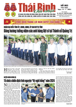 Số 863 - Chủ nhật ngày 14/7/2024