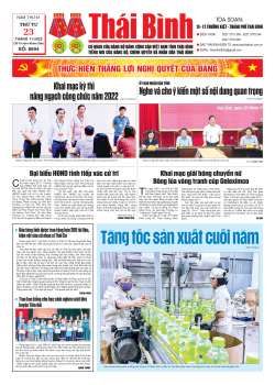 Số: 8694 - Thứ 4 ng&agrave;y 23/11/2022