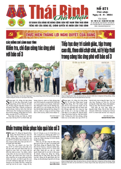 Số 871 - Chủ nhật ngày 8/9/2024