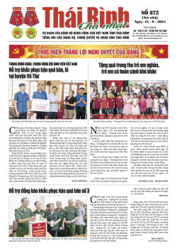 Số 872 - Chủ nhật ng&agrave;y 15/9/2024