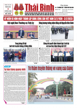 Số: 8756 - Thứ 6 ng&agrave;y 3/2/2023