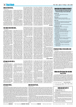 Số: 8827 - Thứ 5 ng&agrave;y 27/4/2023