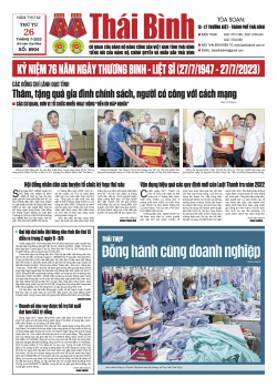 Số: 8904 - Thứ 4 ng&agrave;y 26/7/2023