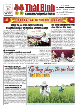 Số: 8921 - Thứ 3 ngày 15/8/2023