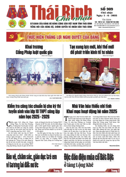 Số 909 - Chủ nhật ngày 1/6/2025