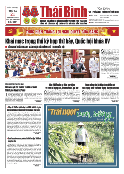 Số: 9161 - Thứ 3 ngày 21/5/2024