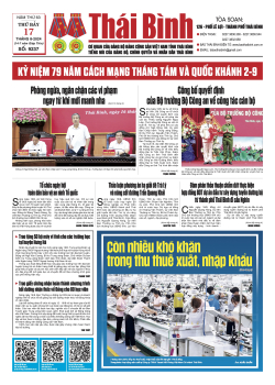 Số: 9237 - Thứ 7 ngày 17/8/2024