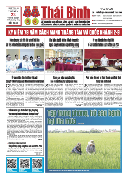 Số: 9241 - Thứ 5 ngày 22/8/2024