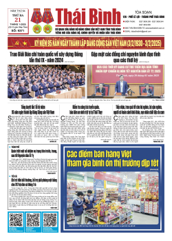 Số: 9371 - Thứ 3 ngày 21/1/2025