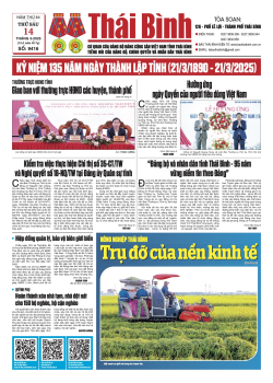 Số: 9416 - Thứ 6 ngày 14/3/2025