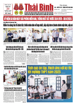 Số: 9450 - Thứ 4 ngày 23/4/2025